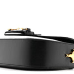 Azalea Calfskin Small Horsebit 1955 Chain Shoulder Bag Black