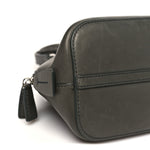 Saddle Calfskin Mini Devon Bag Koala Grey