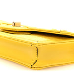 GG Monogram Scratch Lux Calfskin Mini Luce Shoulder Bag Yellow