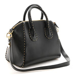 Calfskin Chain Detail Small Antigona Black