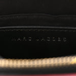 Saffiano Rainbow Strap Color Block Small Snapshot Camera Bag Pink Multicolor