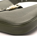 Grand Prix Calfskin Medium Jackie 1961 Hobo Dark Green
