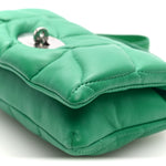 Nappa Pillow Quilted Tiny Softie Bag Lawn Green