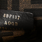 Shiny Nappa Fabric Jacquard FF 1974 Midi Fendi Tobacco Moro Ebano