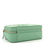 Caviar Quilted Medium CC Filigree Vanity Case Green