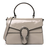 Crinkled Patent Small Dionysus Top Handle Bag Sphinx
