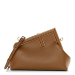 Shiny Nappa Small Fendi First Caramello
