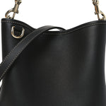 GG Calfskin Emblem Mini Bucket Bag Black