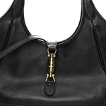 Soft Calfskin Small Mercato Tote Bag Black