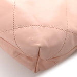 Shiny Calfskin Quilted Small Chanel 22 Light Pink