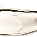 Caviar Quilted Chanel 19 Wallet On Chain WOC White Pink