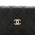Caviar Quilted Belt Bag Black