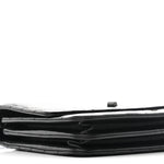Aged Calfskin Chevron Quilted Reissue 2.55 Square Wallet On Chain WOC So Black