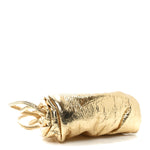 Metallic Crinkled Lambskin The Coin Purse Oro