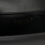Caviar Quilted Medium Boy Flap Black