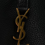 Grained Deerskin Bea Tote Black