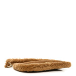 Suede Shearling Le Bisou Doux Camel