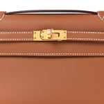 Swift Kelly Pochette Clutch Gold