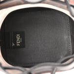 Mesh Vitello Grace F is Fendi FF 1974 Mini Mon Tresor Bucket Bag Marrone Black Ebano