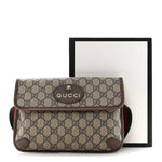 GG Supreme Monogram Neo Vintage Web Belt Bag Brown