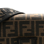 Fabric Jacquard FF 1974 Medium Baguette Tobacco Moro Black