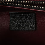 Grainy Calfskin Small Zumi Top Handle Bag Black