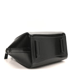 Shiny Lord Calfskin Small Antigona Black