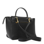 Grained Calfskin Micro Belt Bag Black