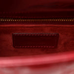Patent Cannage Small Lady Dior Cherry Red
