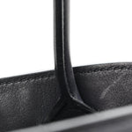 Polished Saddle Calfskin Soft Margaux 12 Black