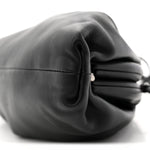 Butter Calfskin The Mini Pouch Black