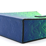 Taurillon Illusion Sac Plat XS Bleu Vert