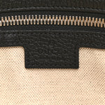 Piuma Calfskin Jumbo GG Embossed Medium Wristlet Messenger Bag Black
