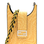 X SARAH COLEMAN Glazed Fabric Micro FF Vertigo Phone Holder Cyber Mimosa
