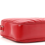 Calfskin Matelasse Monogram Lou Camera Bag Rouge Eros