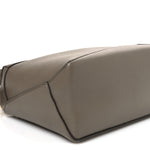 Soft Grained Small Puzzle Edge Bag Taupe