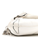 Nappa Vertical Matelasse Medium Maxi Horsebit Chain Shoulder Bag Mystic White