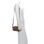 New Denim GG Monogram Dollar Calfskin Mini Ophidia Shoulder Bag Blue Tea Cuir Epilog