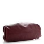 Smooth Butter Calf The Pouch Oversized Clutch Bordeaux
