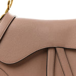 Grained Calfskin Saddle Bag With Strap Fard