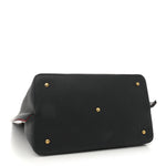 Grainy Calfskin VLogo Escape Hobo Bag Black