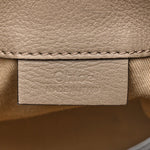 Suede Calfskin Mini Faye Backpack Motty Grey
