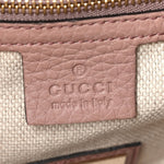 Pebbled Calfskin Small Soho Shoulder Bag Light Pink