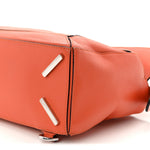 Grained Calfskin Small Puzzle Bag Orange