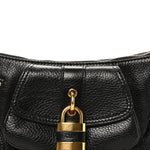 Grained Calfskin The 99 Shoulder Bag Black