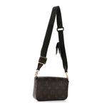 Monogram Felicie Strap & Go Kaki