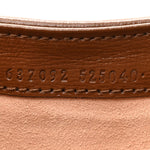 GG Supreme Monogram Azalea Calfskin Web Mini Jackie 1961 Hobo Beige Ebony Brown Sugar