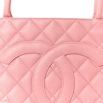Caviar Medallion CC Tote Light Pink