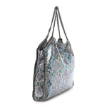 Eco Python Oleographic Big Falabella Tote Navy