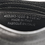Chevre Silver Metallic Edge Hardware Nano City Black
